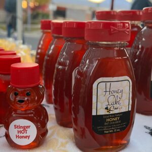 hot honey in different sizes