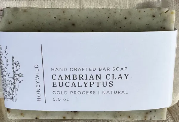 Handcrafted Cambrian Clay Eucalyptus soap
