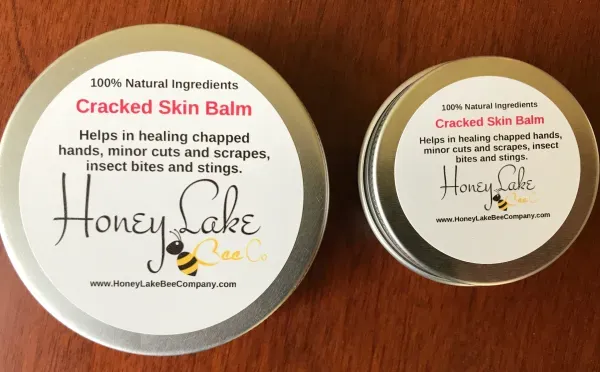 Honey Lake Bee Co. skin balm tins