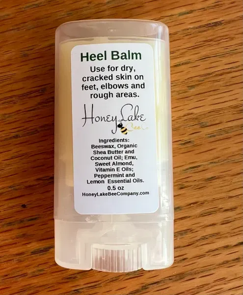 Natural heel balm with essential oils