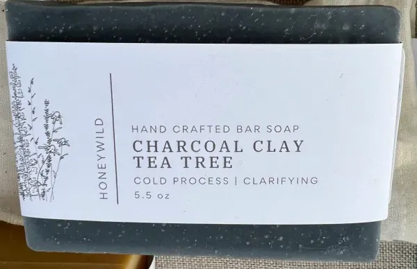 Handmade soap with tea tree essence