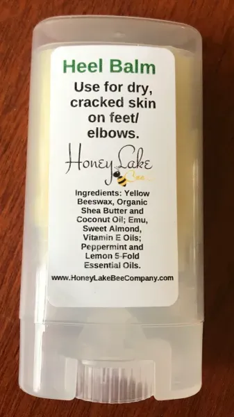 Natural ingredients heel balm stick