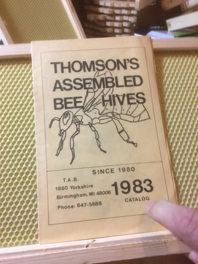 Vintage beehive catalog from 1983