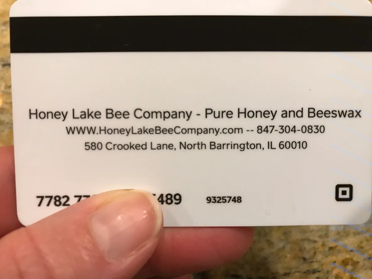 Honey Lake Bee Company information card