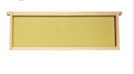 Beekeeping equipment with wax sheet