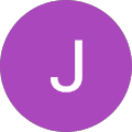 Purple circle, letter J centered